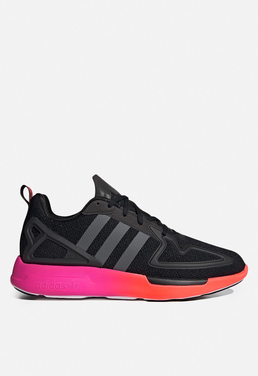adidas Originals - ZX 2K Flux - core black / grey six / shock pink