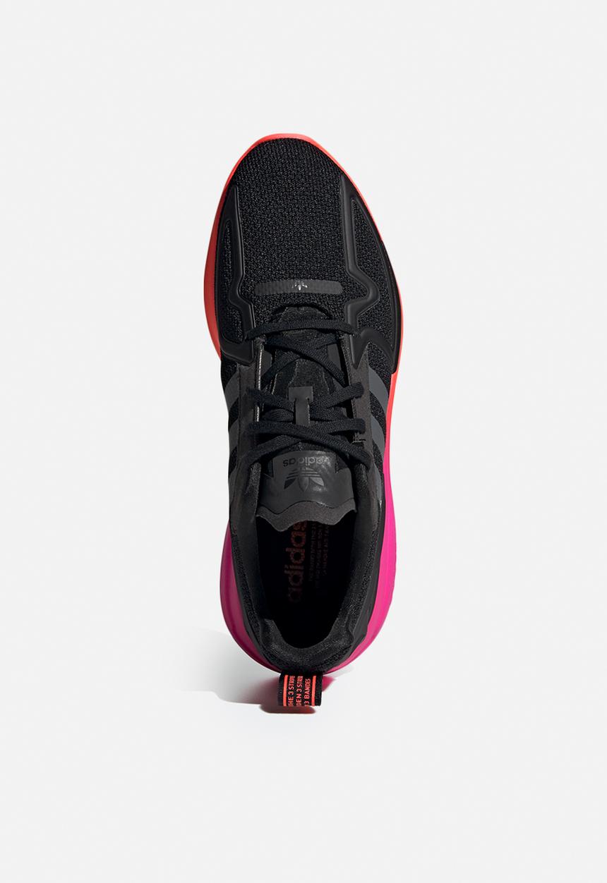 adidas Originals - ZX 2K Flux - core black / grey six / shock pink