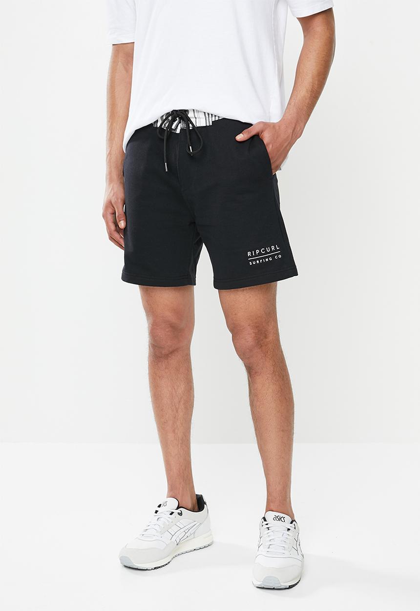 Rip Curl - Stripey relaxed short - black