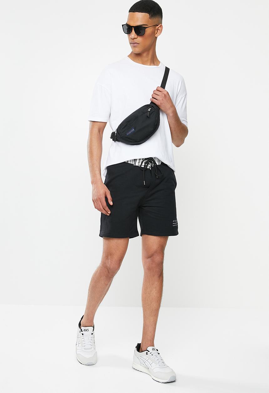 Rip Curl - Stripey relaxed short - black