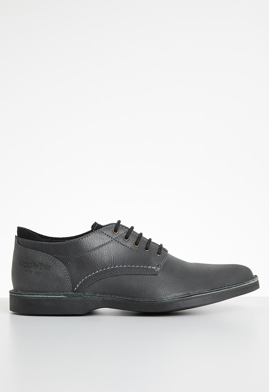 Grasshoppers - Tommy leather shoe - charcoal