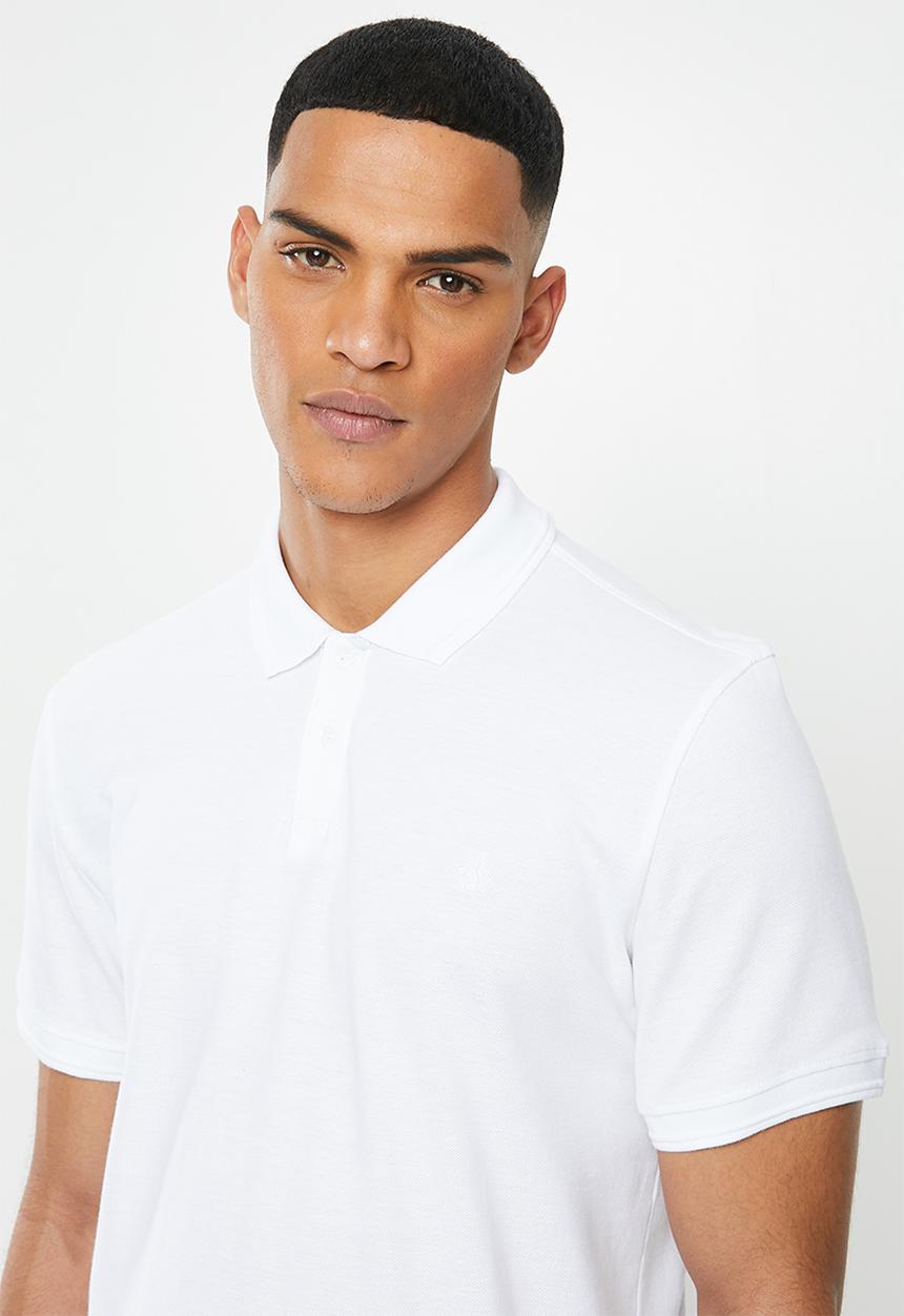 Original Penguin - Raised rib polo - white