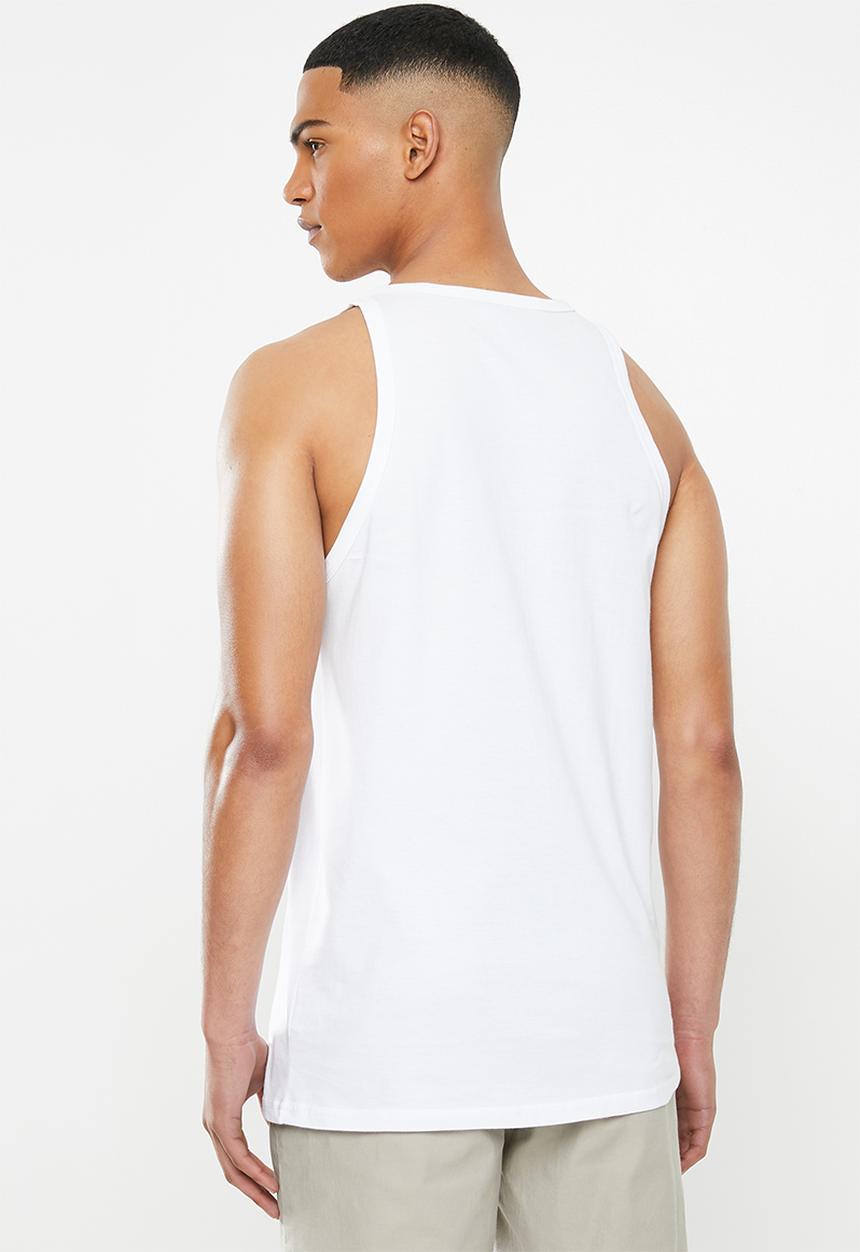 Fox - Race tank - white
