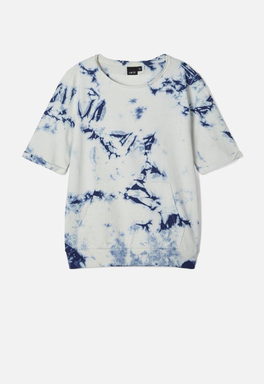 Name It - Alifax tie dye sweat top - vintage indigo