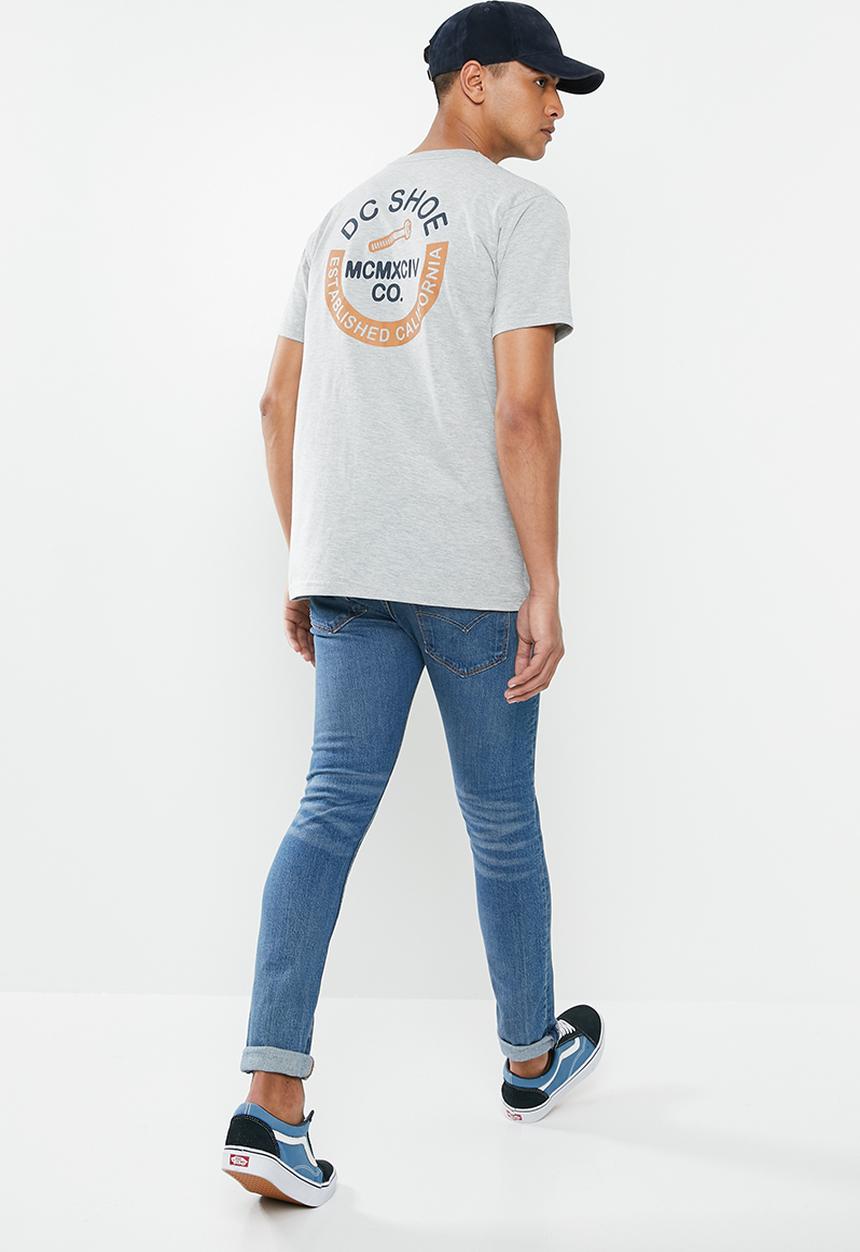 DC - Built not bought short sleeve tee - grey