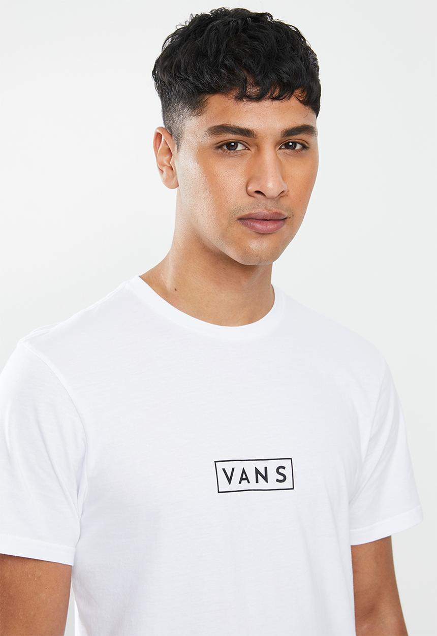 Vans - Vans easy box short sleeve  tee - white & black