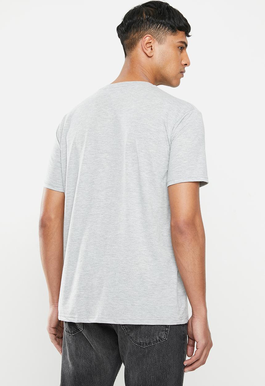 Quiksilver - Comp logo short sleeve tee - grey 