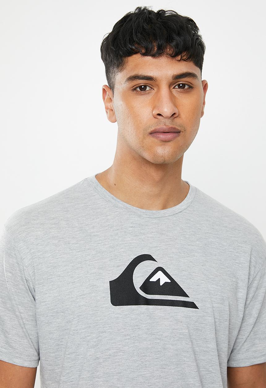 Quiksilver - Comp logo short sleeve tee - grey 