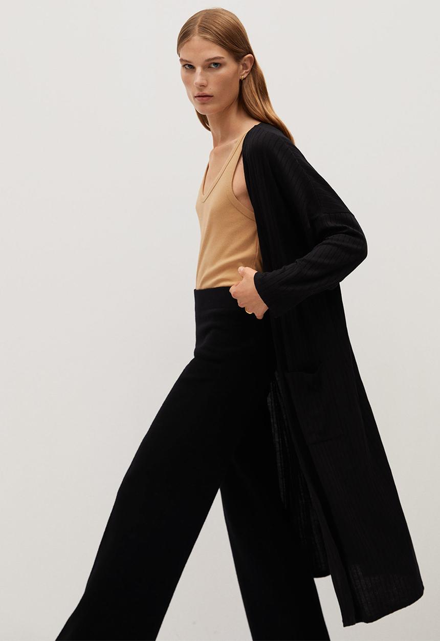 MANGO - Cardigan azalee - black
