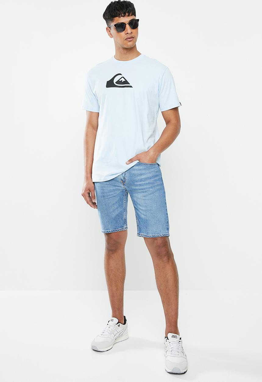 Quiksilver - Comp logo short sleeve tee - blue