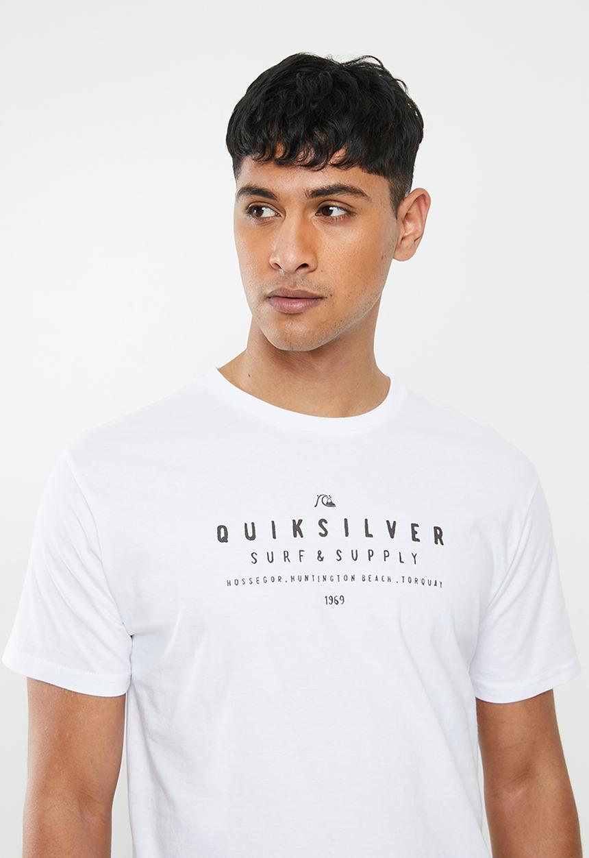 Quiksilver - Half past short sleeve tee - white