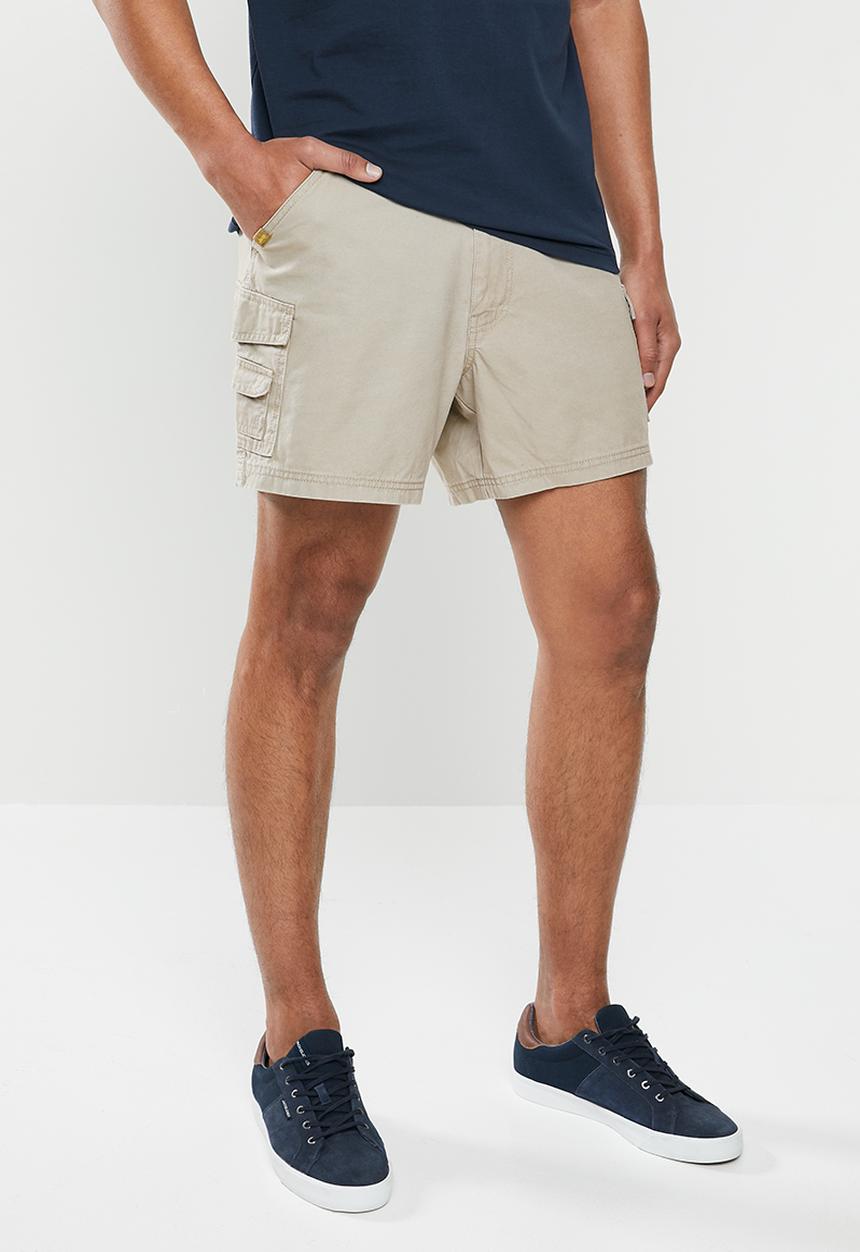 JEEP - Hardwearing fixed wb mountain man shorts - beige