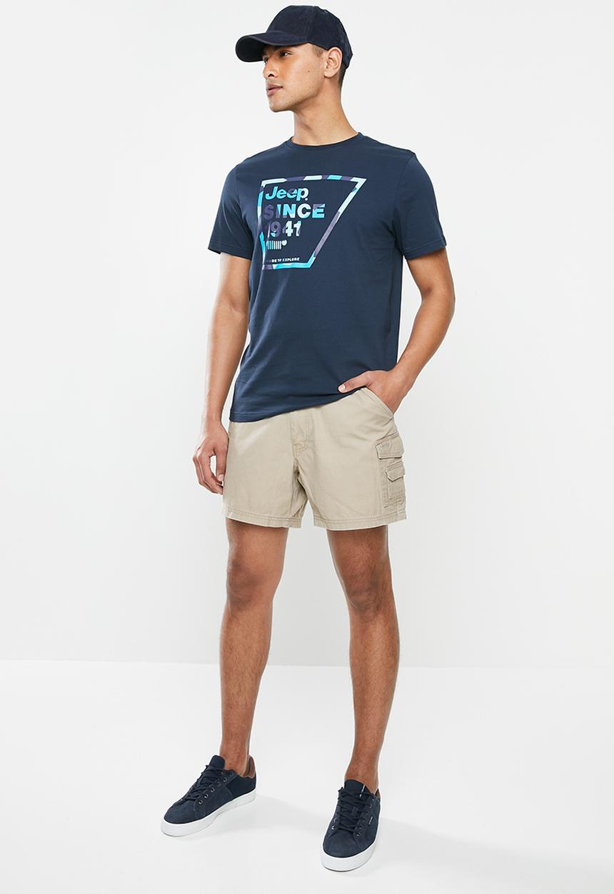 JEEP - Hardwearing fixed wb mountain man shorts - beige