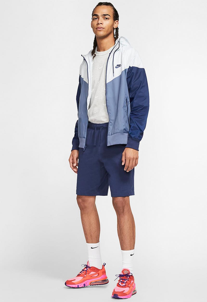 Nike - Nike sportswear club shorts - midnight navy & white