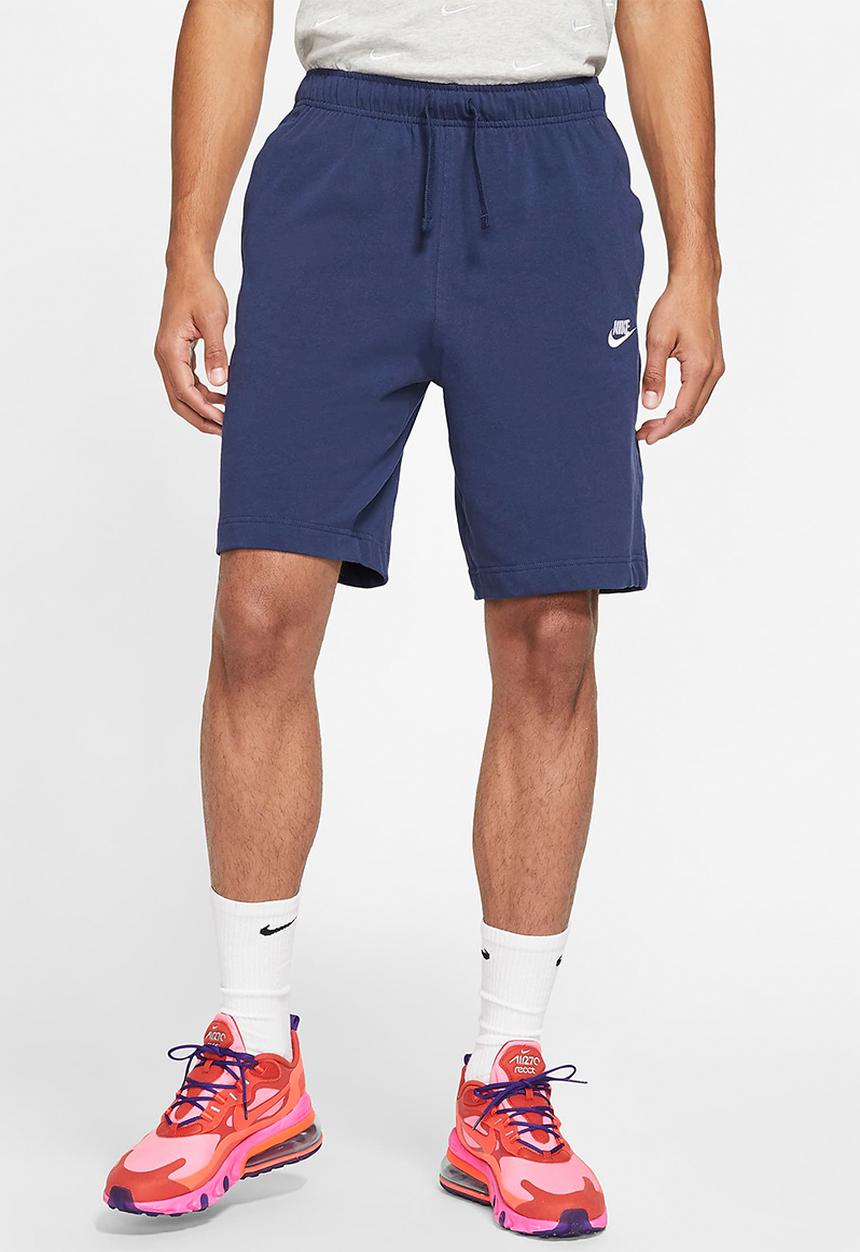 Nike - Nike sportswear club shorts - midnight navy & white