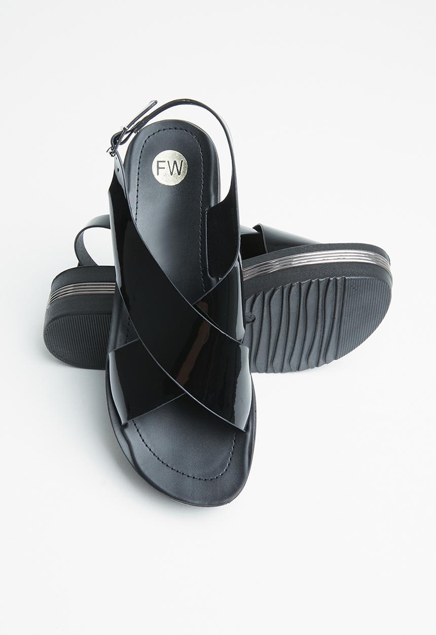 Footwork - Funky sandal - black