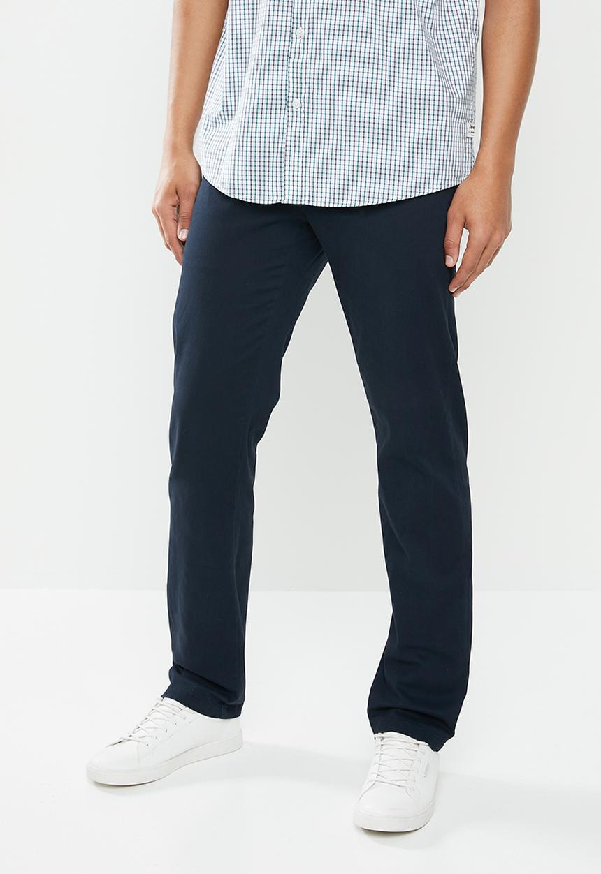 JEEP - Stretch twill chino pants - navy