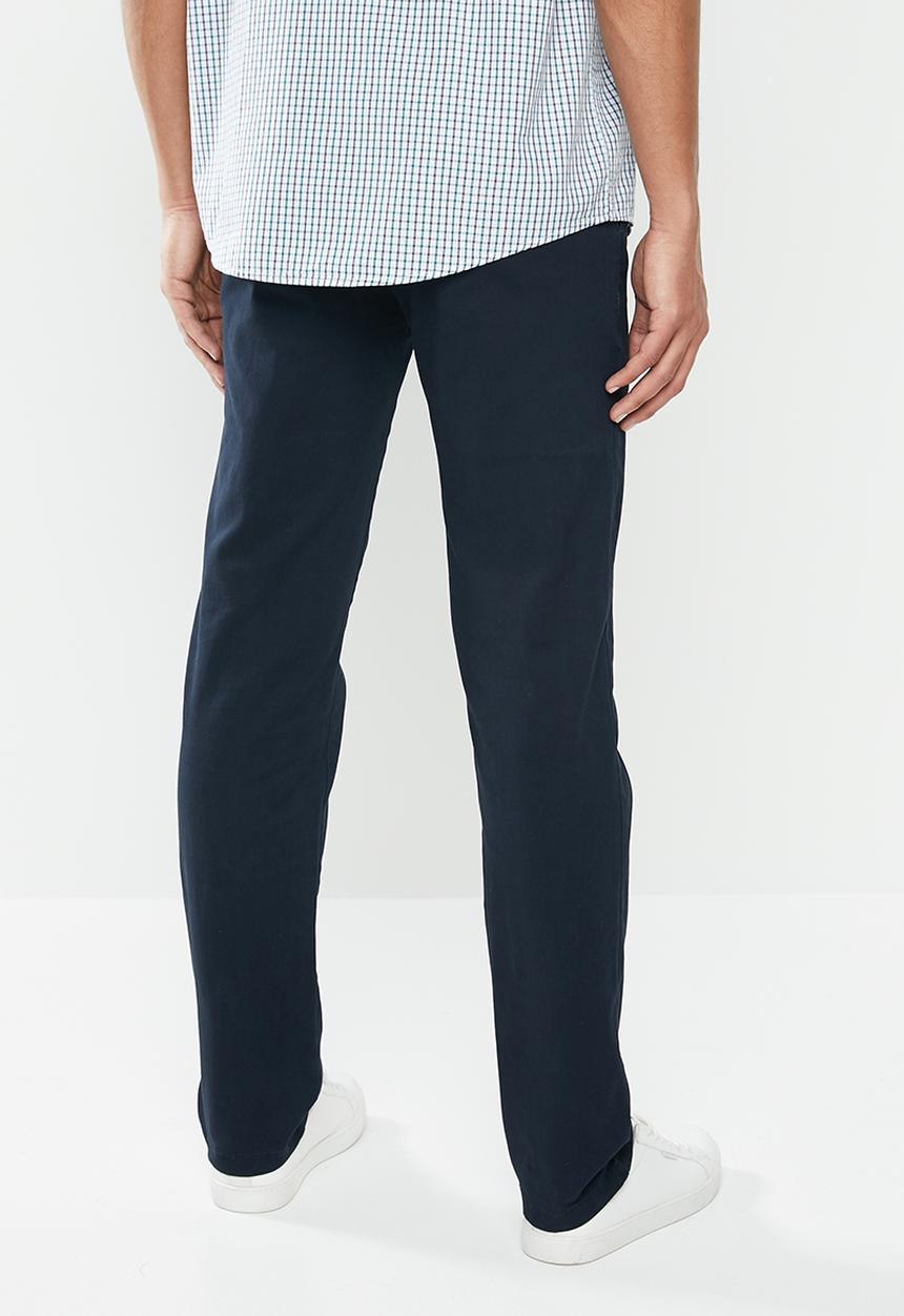 JEEP - Stretch twill chino pants - navy