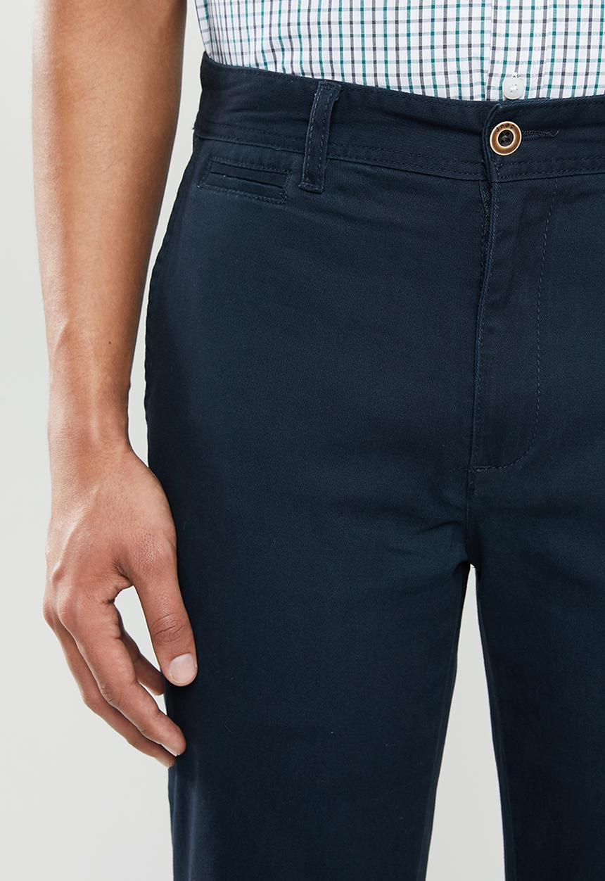 JEEP - Stretch twill chino pants - navy