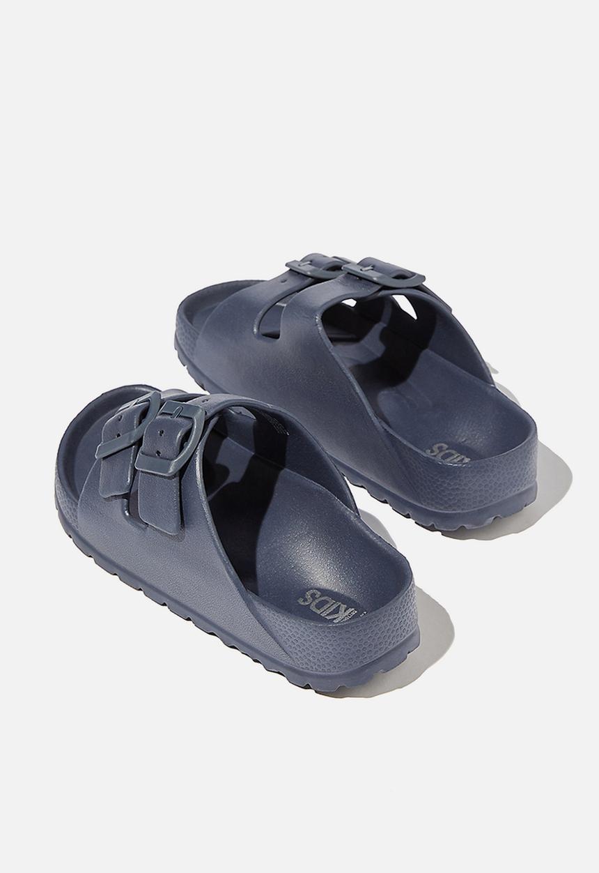 Cotton On - Twin strap slide - navy blaze