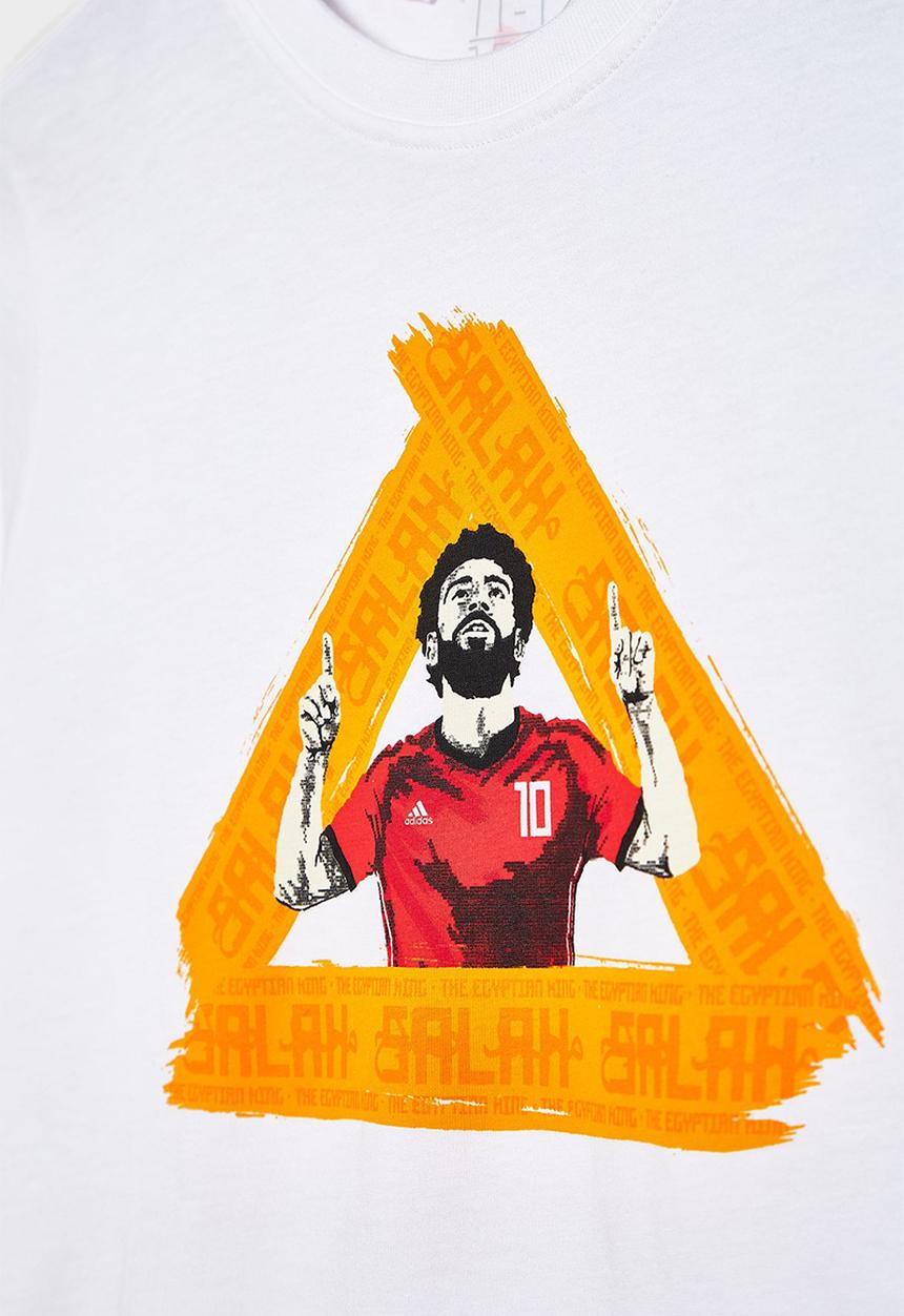adidas Performance - Mohamed Salah short sleeve tee - white