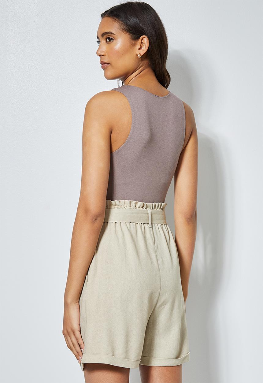 Superbalist - 2Pack cutaway bodysuit - black & mauve