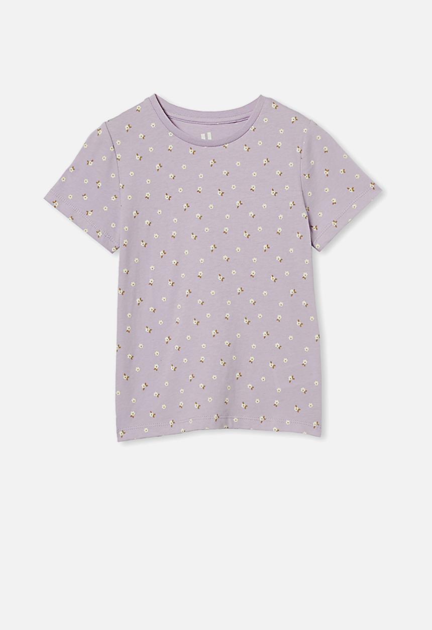 Cotton On - Penelope short sleeve tee - vintage lilac &  ditsy floral