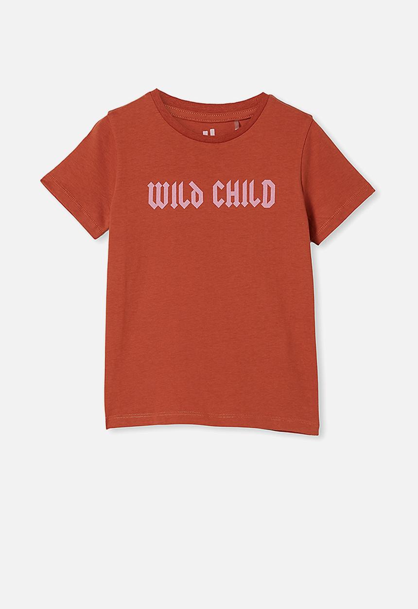 Cotton On - Penelope short sleeve tee - roasted almond & wild child