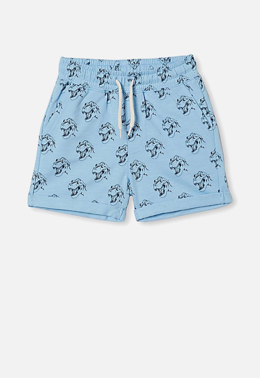 Cotton On - Henry slouch short 60/40 - sky haze/t rex