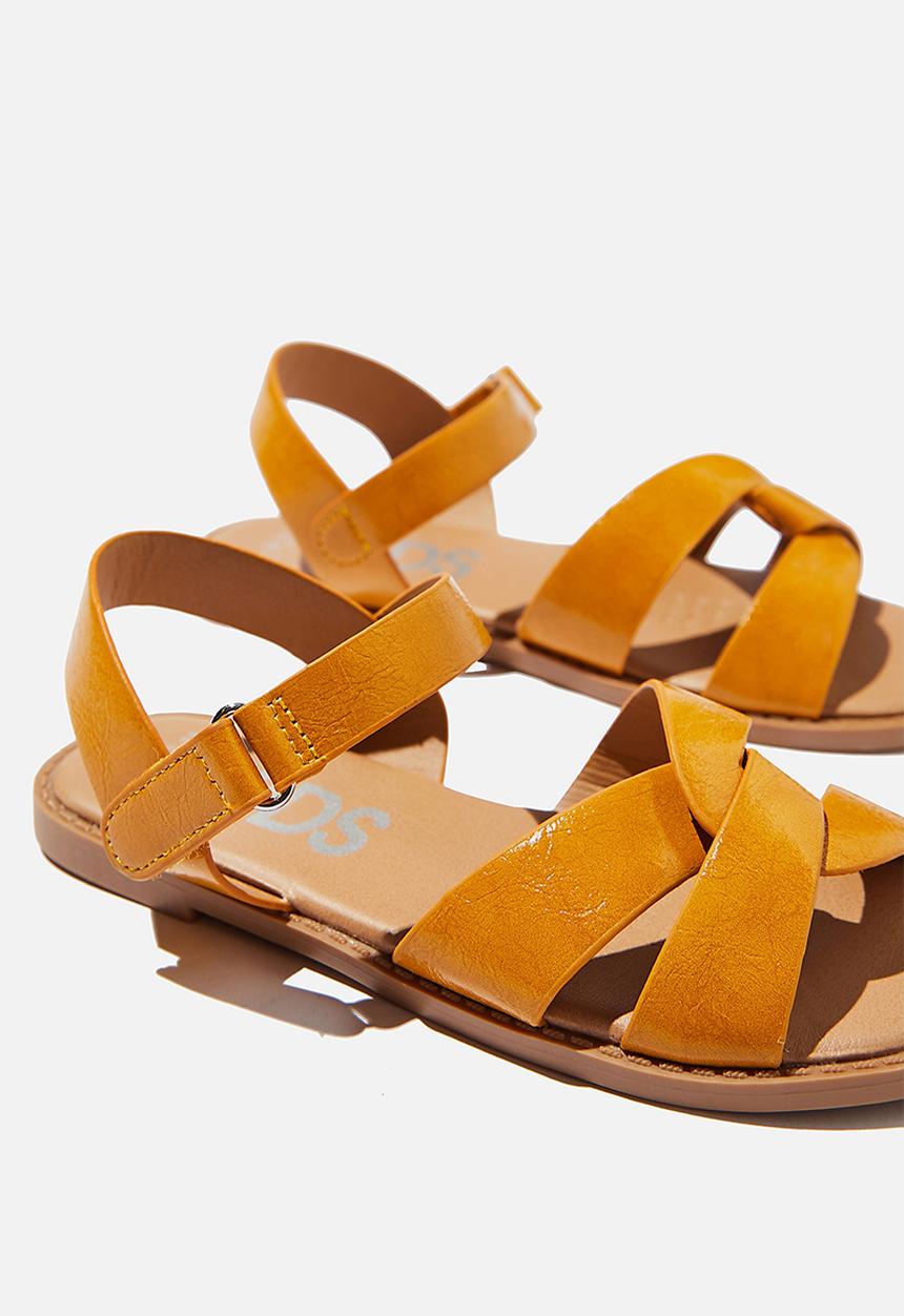 Cotton On - Fisherman weave sandal - honey gold