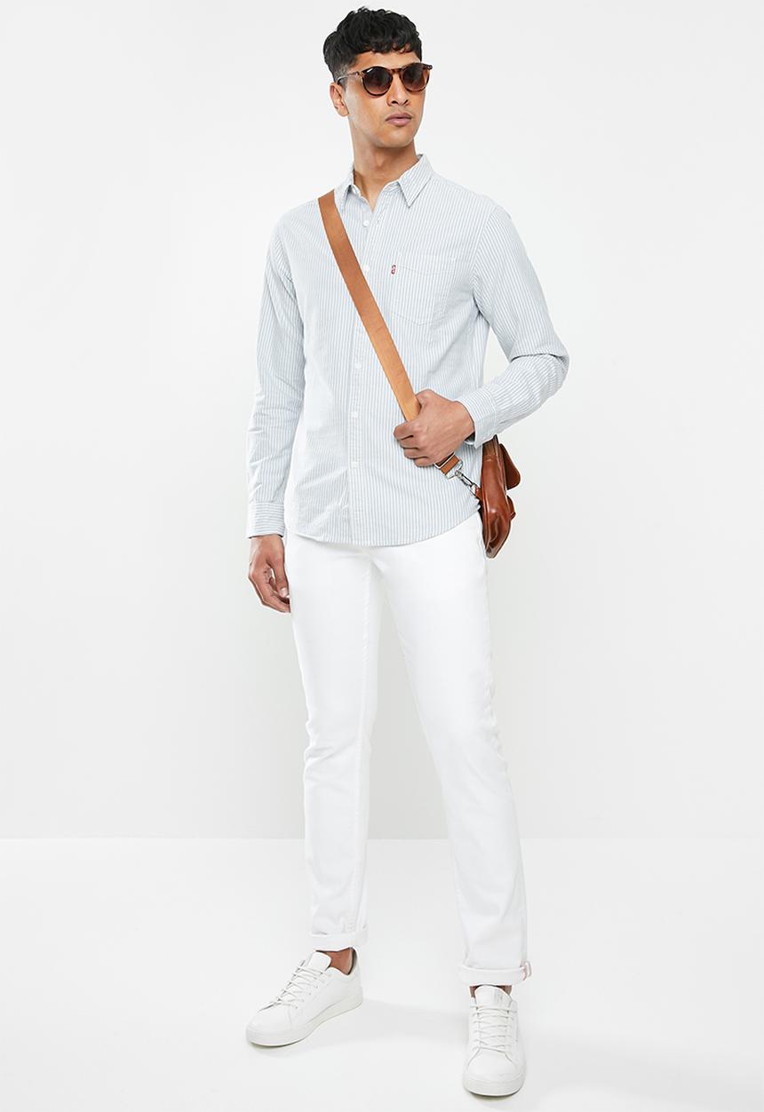 Levi’s® - Sunset 1 pocket Amelie stripe standard - blue & white