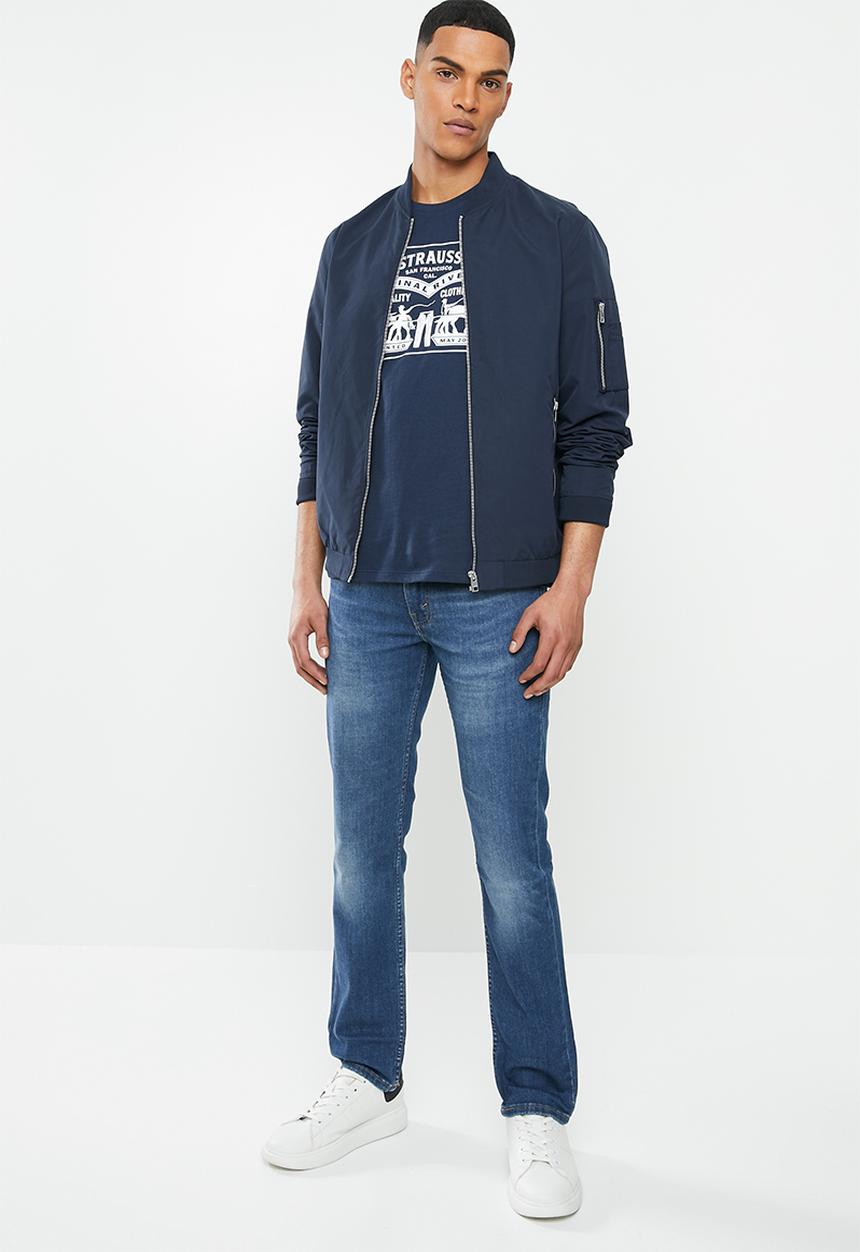 Levi’s® - Two horse graphic box tee - dress blues