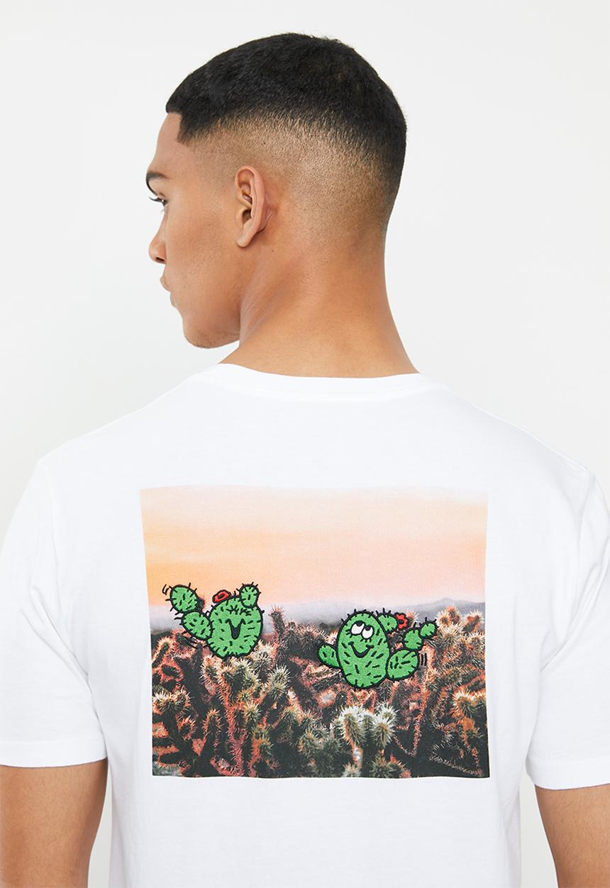 Levi’s® - Graphic crewneck bi cacti tee - white