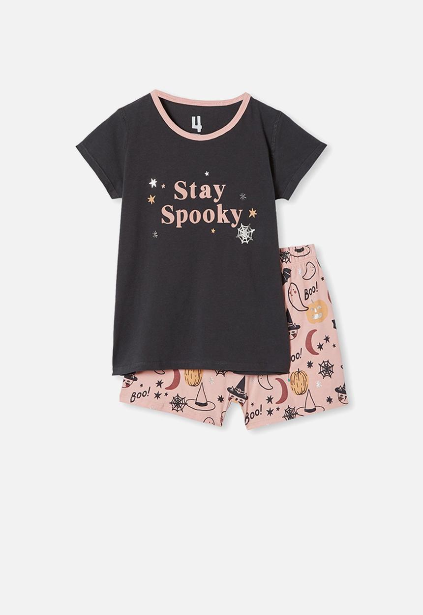 Cotton On - Harpa short sleeve pj set - phantom