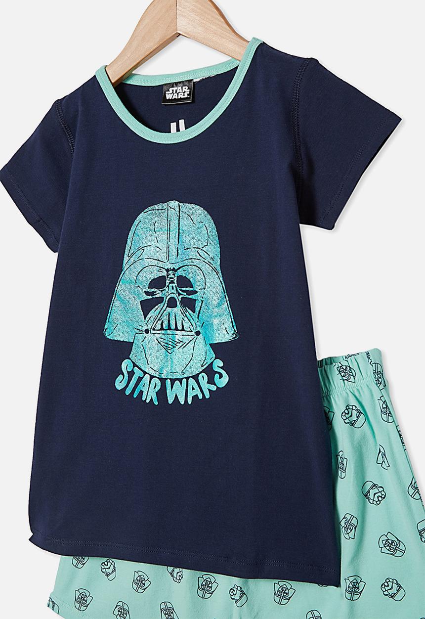 Cotton On - Hudson short sleeve pyjama set - mint breeze