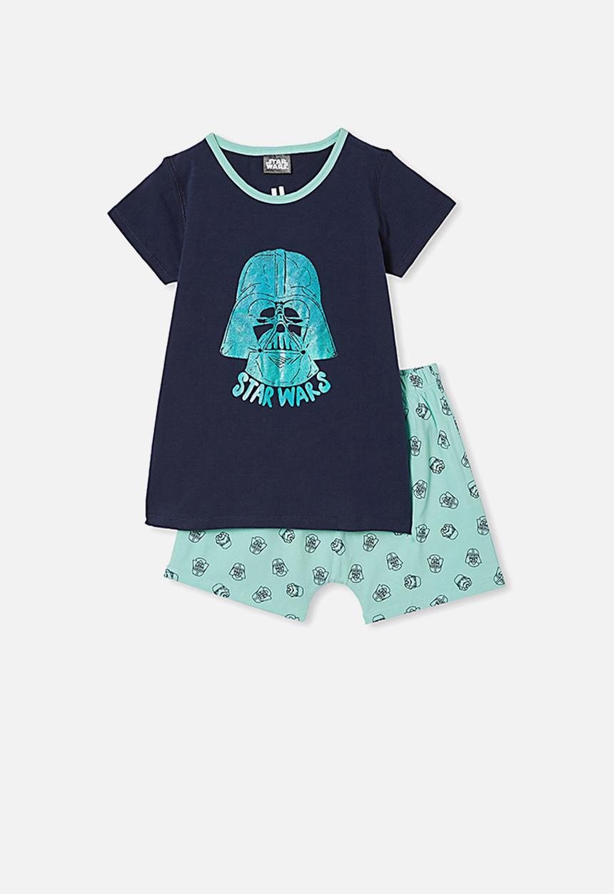 Cotton On - Hudson short sleeve pyjama set - mint breeze