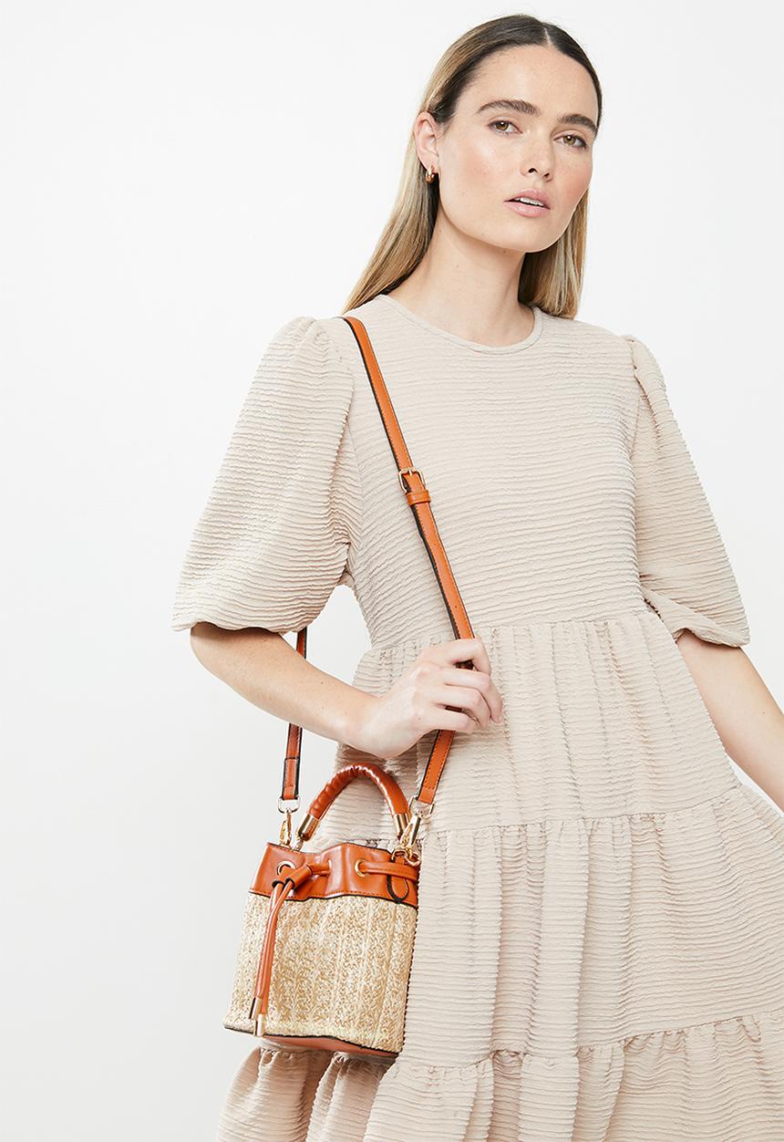 Superbalist - Straw bucket bag - natural