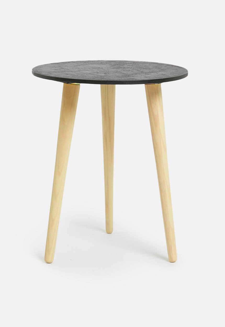 Sixth Floor - Oslo side table - charcoal