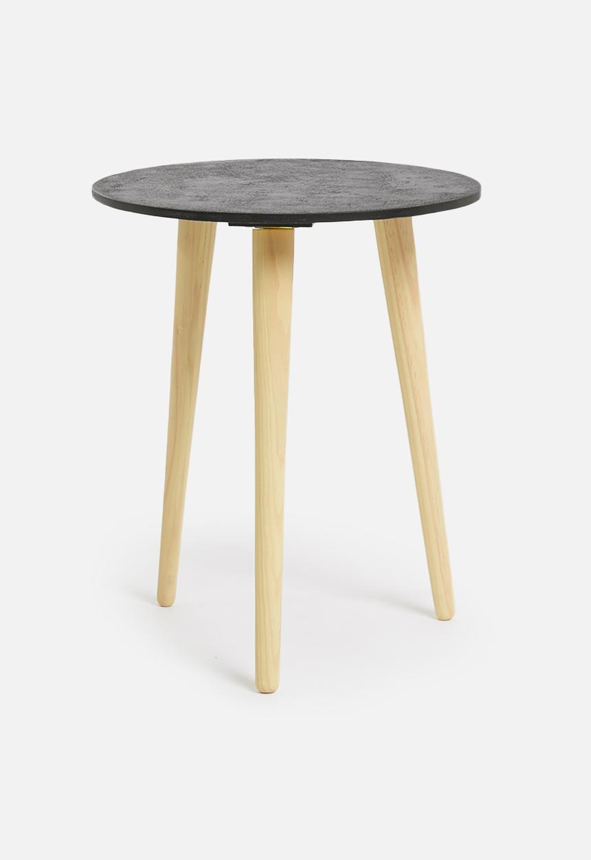 Sixth Floor - Oslo side table - charcoal