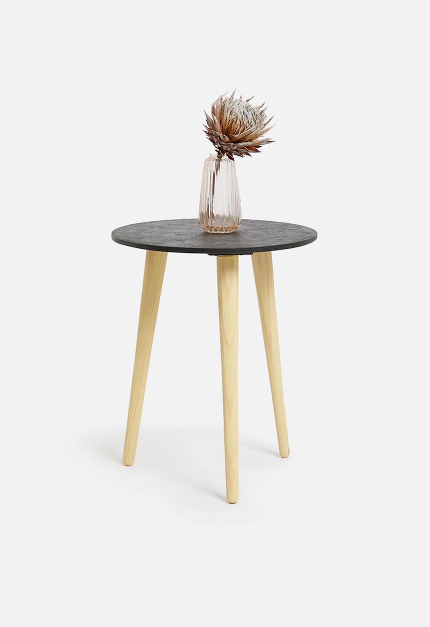 Sixth Floor - Oslo side table - charcoal