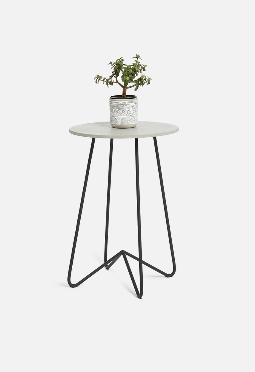 Sixth Floor - Simple side table - grey 