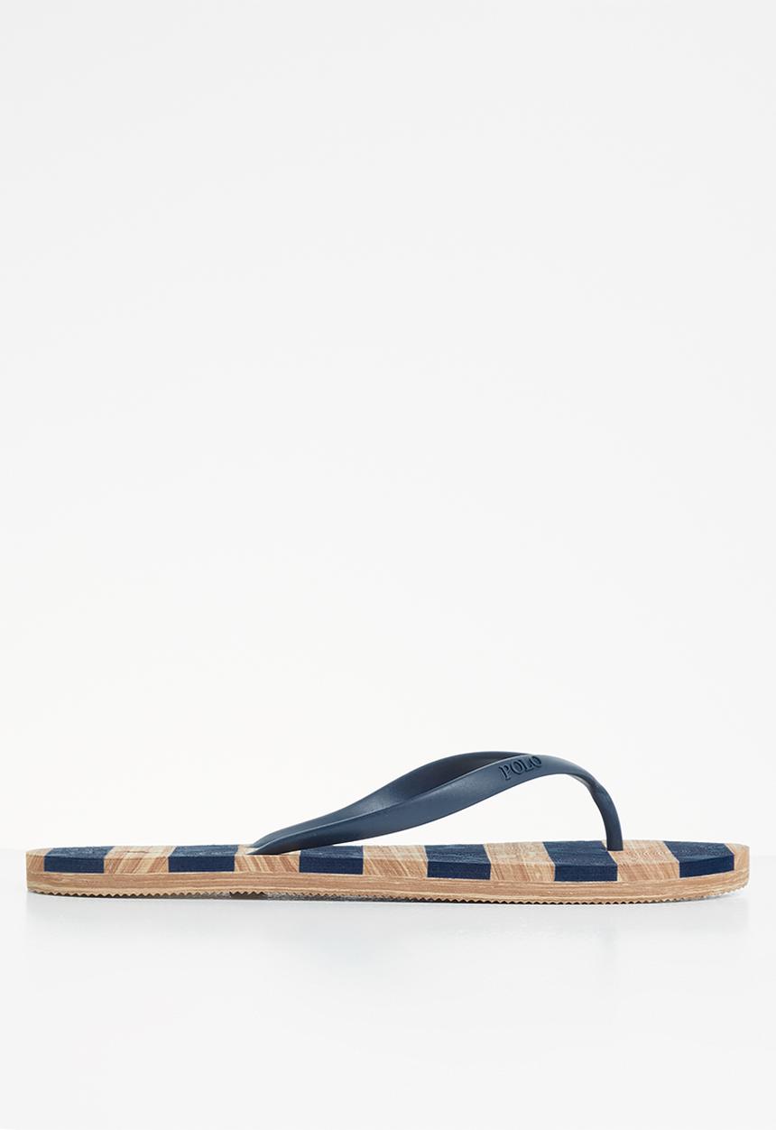 POLO - Kayla stripe flip flop - navy