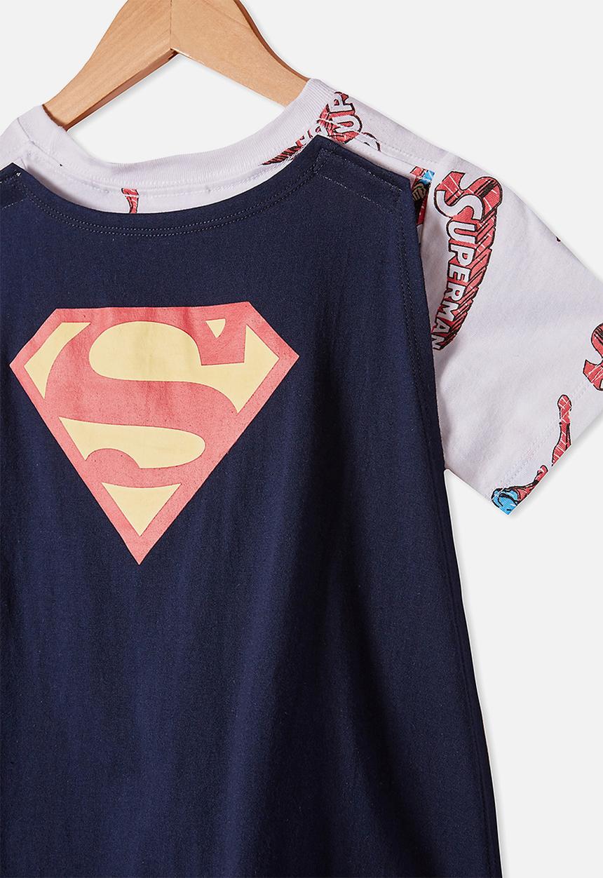 Cotton On - Short sleeve license cape tee - navy cape