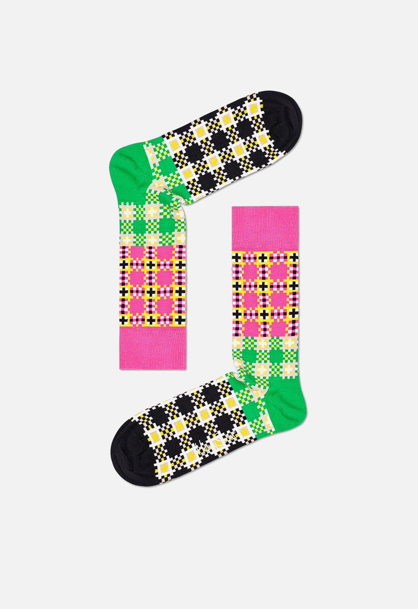 Happy Socks - 3 Pack abstract print socks gift set - pink