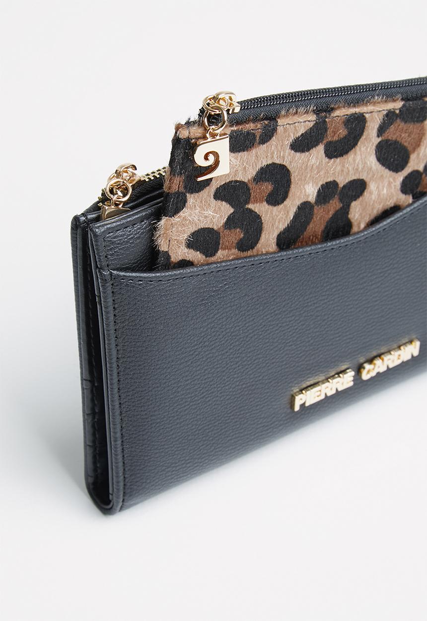 Pierre Cardin - Denisha wallet - black & brown 