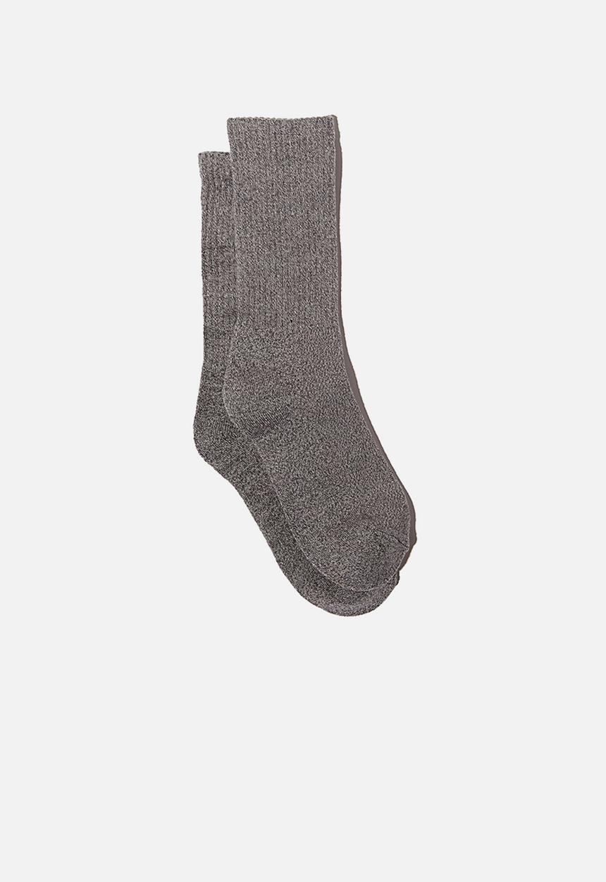 Cotton On - Staying in bed sock - charcoal marle