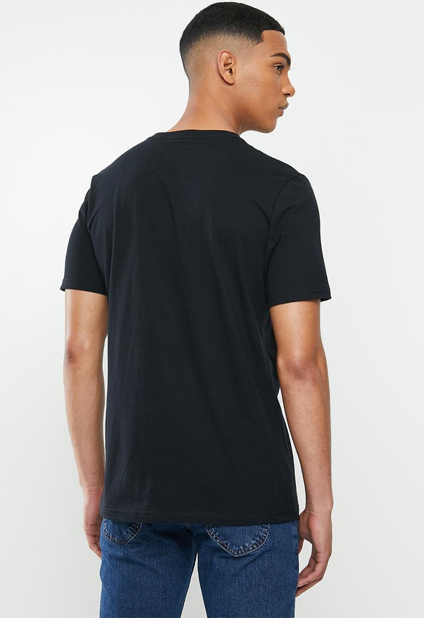 Original Penguin - Circle logo T-shirt  - black