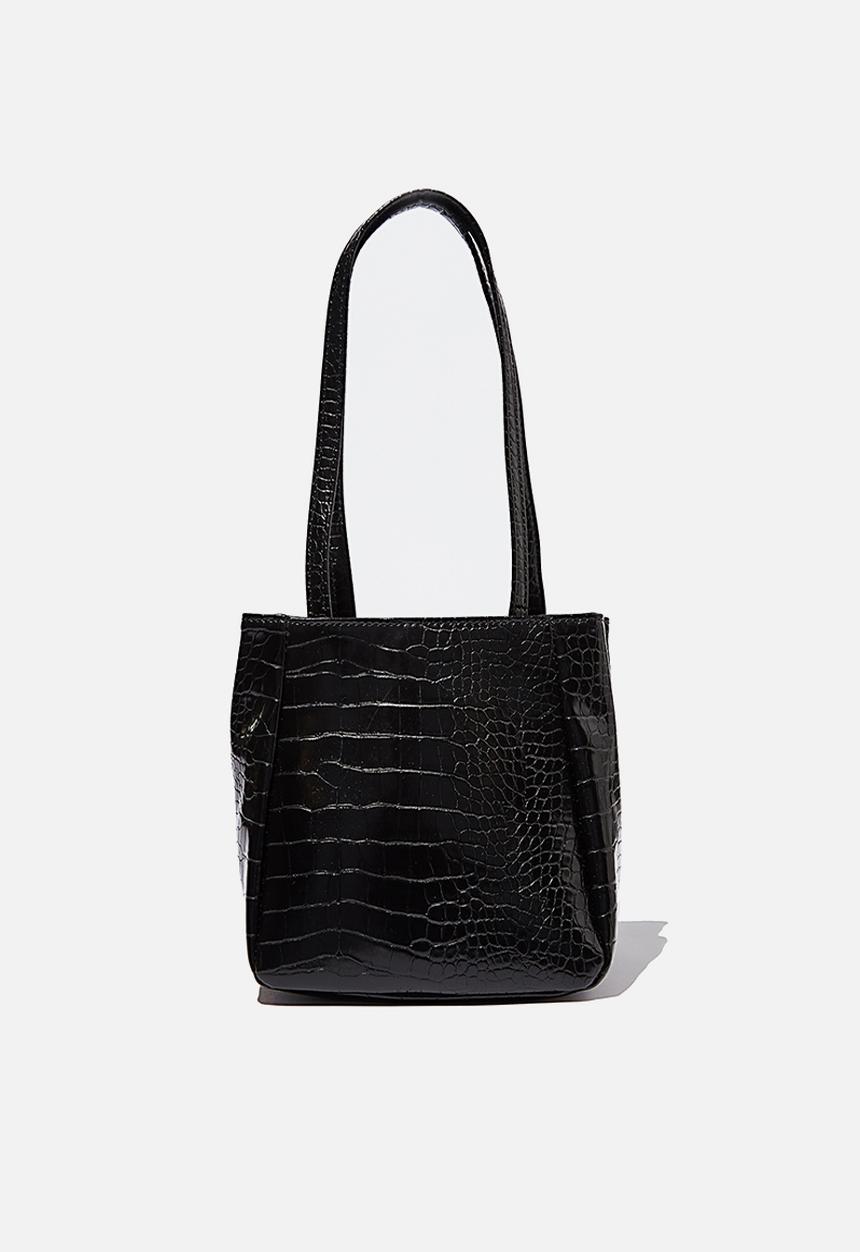 Rubi - Ella wristlet bag - black texture