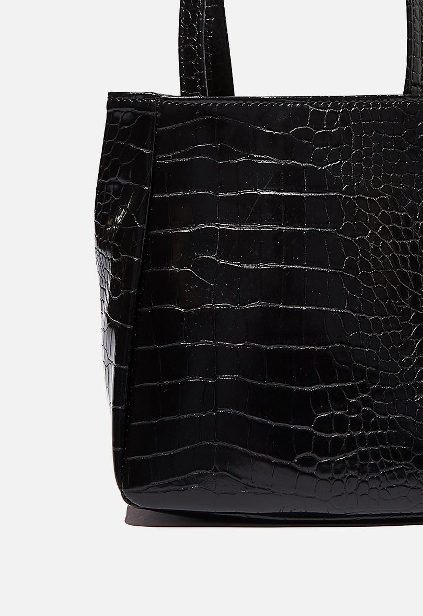 Rubi - Ella wristlet bag - black texture