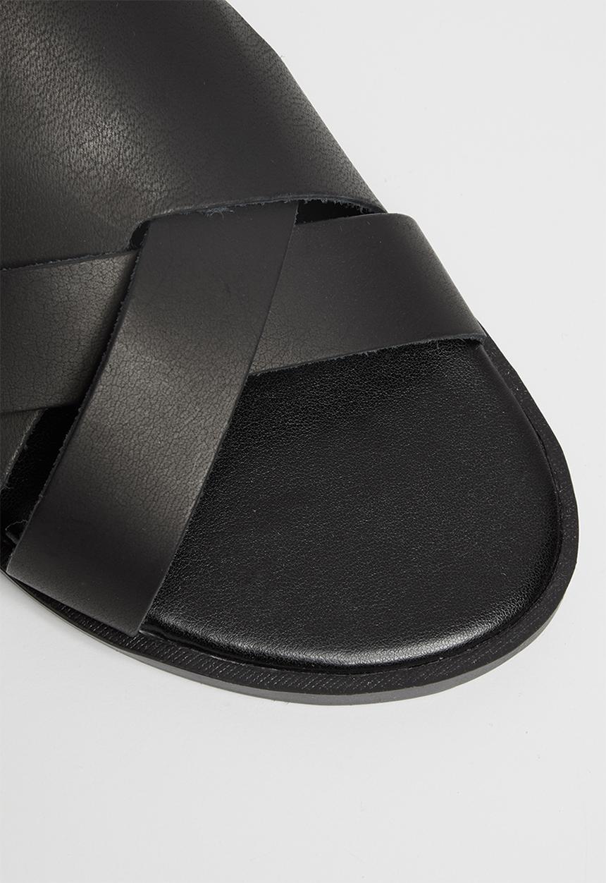 edit - Josie ankle strap sandal - black